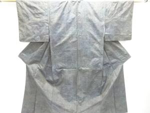 枝葉模様織出し本場泥大島紬着物